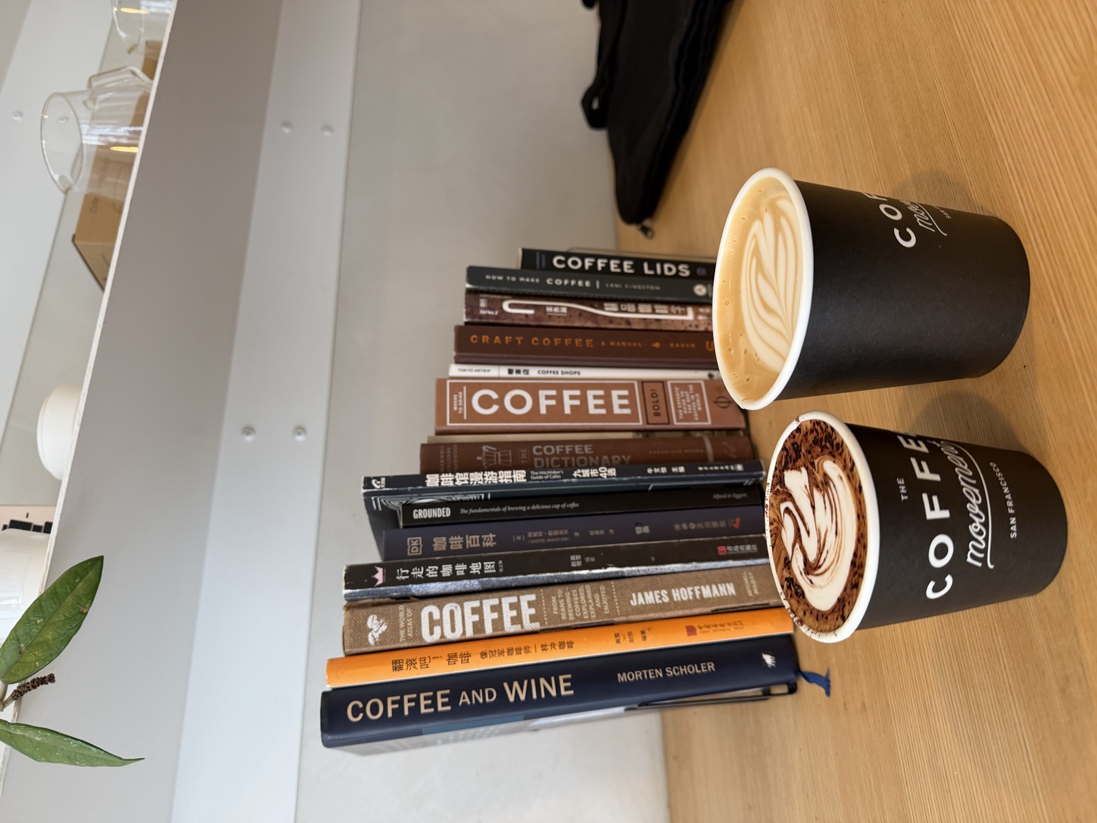 Always hunting down the local coffee in a new city — this one, San Francisco