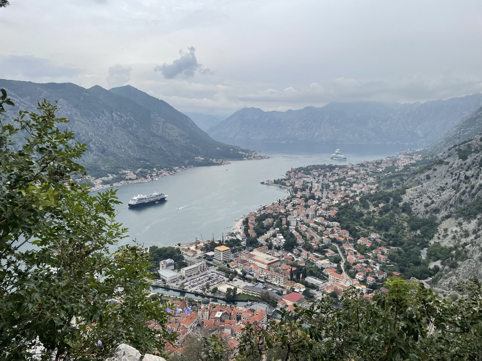 Kotor, from the switchbacks above the bay
