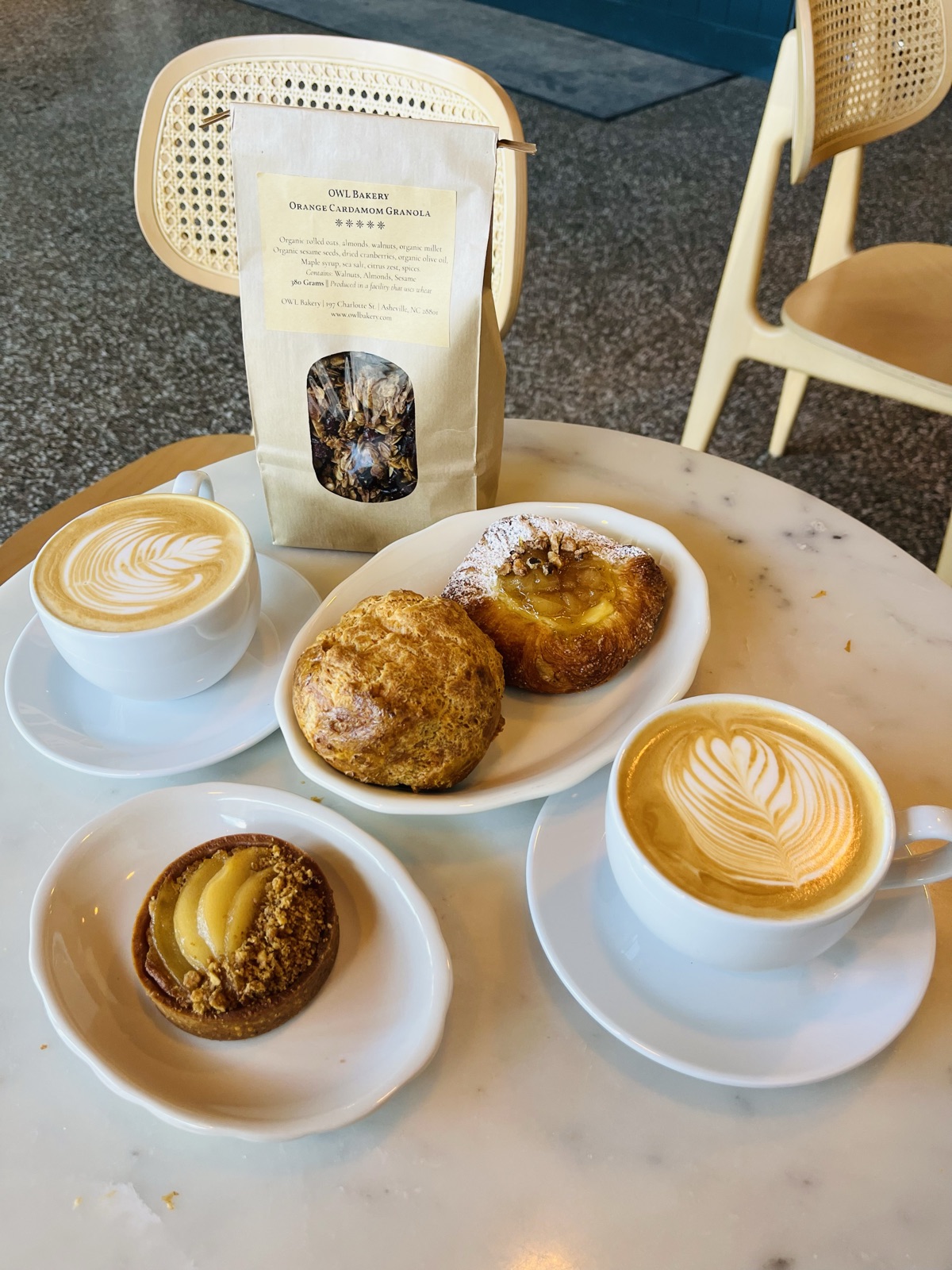 No better way to start a morning than a local coffee shop — Asheville, in the Great Smoky Mountains